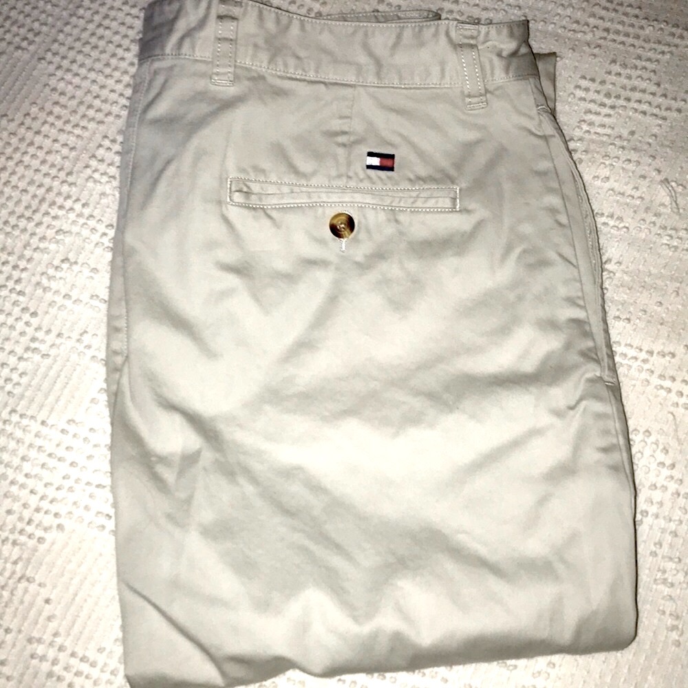 TOMMY HILFIGER Khaki Chinos Men’s Tommy Pants Classic 34